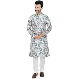 heora Digital Print Kurta Pyjama Set for Men & Boys Ethnic & Designer Wear LE-105-picture-20