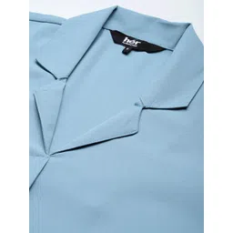 her by invictus Solid Cuban Collar Formal Top image 2