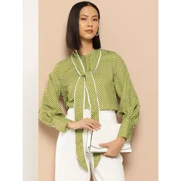 her by invictus Tie-Up Neck Detail Top-picture-20