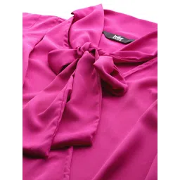 her by invictus Tie-Up Neck Flared Sleeve Top image 2