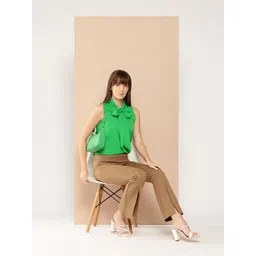 her by invictus Tie-Up Neck Top-picture-27