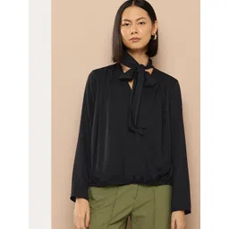 her by invictus Tie-Up Neck Top-picture-15