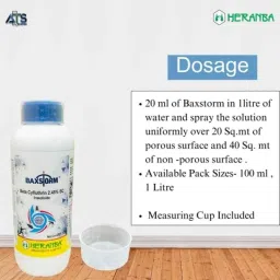 Heranba 1 Litre Baxstorm Beta Cyfluthrin 2.45% SC Insecticide for Mosquitoes, Cockroaches &a; Houseflies, ATS/001 image 5