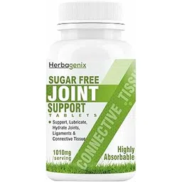 herbagenix Joint Support Supplement Collagen Type 2 With Glucosamine, Chondroitin, MSM, Boswellia, Vitamin C, And Hyaluronic Acid Supplements For Joints Mobility & Lubrication-60 Tablets (Pack 1)-picture-26