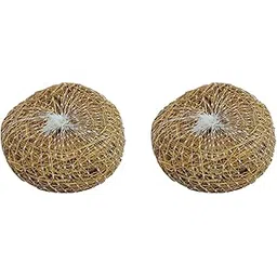 Herbal Bath Scrubber - Vetiver Bath Scrubber (Ramacham or Khus) -Pack of 2-picture-47