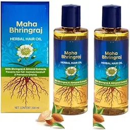 HERBAL ENGINE On-And-On Hair Oil Mahabhringraj 200Ml (Pack Of 2)-picture-50