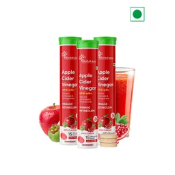 Herbal max Set Of 3 Apple Cider Vinegar Tablets - 15 Effervescent Tablets-image-14
