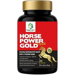 herbalgrowth Horse Power Gold Capsule 1000 MG for Men| Ayurvedic Medicine - For Stamina, Muscle Growth, Immunity & Overall Wellbeing| Horse Power Capsule (Pack of 60)-picture-12