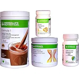 HERBALIFE Extraordinary Weight Loss Combo-Formula 1,Protein Powder+Afresh+Cell U Loss Tablet Energy Drink (800 g, Chocolate & Lemon Flavored)-image-26
