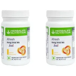 herbalife Afresh Energy Drink Mix - Lemon Flavor For Weight Loss 2 PCS Energy Drink-picture-12