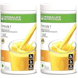 Herbalife Formula 1 Nutrition Shake Mix Mango Flavour 500g (Pack of 2)-picture-38