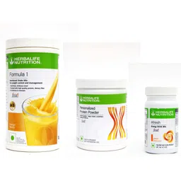 herbalife Formula 1 Shake Mango + Protein 200 Gram + Afresh Peach For Weight Loss Nutrition Drink-picture-30