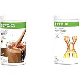 Herbalife Formula one shake Chocolate Flavour 500 g with protien powder 400 g-image-41