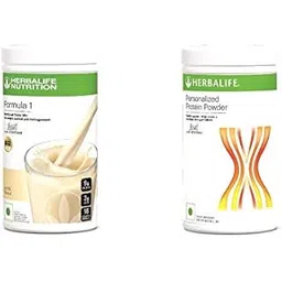 Herbalife Nutrition Pack of Formula 1 Nutritional Shake Mix (Vanilla) and Personalized Protein Powder, 400 g-picture-33
