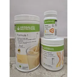 herbalife WEIGHT LOSS COMBO F-1 VANILLA SHAKE,PROTEIN 200GM,AFRESH LEMON (VANILLA ,LEMON) Powder-picture-41