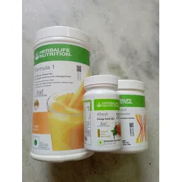 herbalife nutrition F1 SHAKE MANGO FLAVOUR, PROTIEN POWDER AND TULSI AFRESH mango, soy, tulsi Powder-picture-10