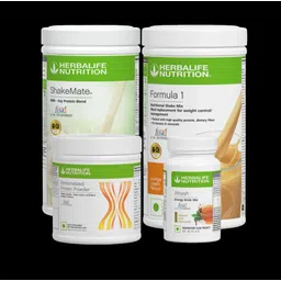herbalife nutrition FORMULA 1 SHAKE ORANGE-PROTEIN POWDER 200GM,AFRESH TULSI AND SHAKEMATE COMBO ORANGE, TULSI Powder-picture-16