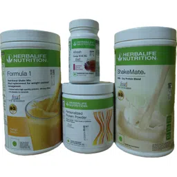 herbalife nutrition WEIGHT LOSS F1 MANGO SHAKE SHAKEMATE PROTEIN POWDER 200GM AFRESH KAHMIRI KAHWA Nutrition Drink-picture-27