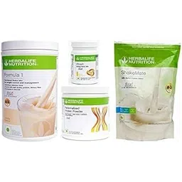 HERBALIFE WEIGHT LOSS SUPER COMBO OF FORMULA 1 NUTRITIONAL SHAKE MIX, PPP, SHAKEMATE &AFRESH Energy Drink��(1250 g, Vanilla & Lemon Flavored)-picture-26