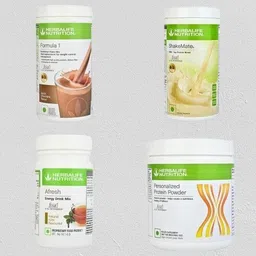 Weight Loss with Combo pack Formula 1 Shake Mix - CHOCOLATE Flavor, SHAKEMATE 500G, Personalized Protein Powder 200G, AFRESH ENERGY DRINK TULSI, 4 piece Powder-image-25