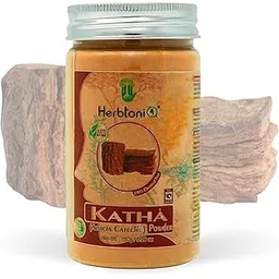 Herbtoniq Katha Powder for Enhanced Hair Volume, Shine, Coloring and Scalp Nourishment (150g)-picture-48