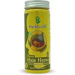 HerbtoniQ Organic Henna Hair Powder (Mehandi) - Organic Hair Color and Nourishing Elixir for Luminous Shine (150 Gram)-picture-56