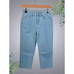 HERE&NOW Boys Straight Fit Mid-Rise Stretchable Jeans-picture-22