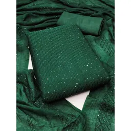 HERE&NOW Embellished Unstitched Dress Material-picture-17