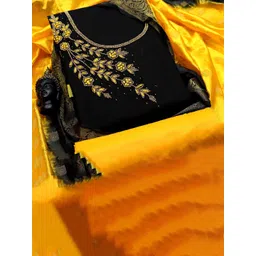 HERE&NOW Embellished Unstitched Dress Material-picture-30