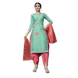 HERE&NOW Embroidered Unstitched Dress Material-picture-23