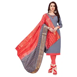 HERE&NOW Embroidered Unstitched Dress Material-picture-22