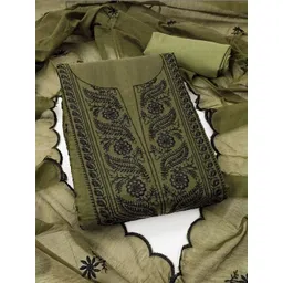 HERE&NOW Embroidered Unstitched Dress Material-picture-19