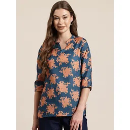 HERE&NOW Floral Printed Kurti-picture-23