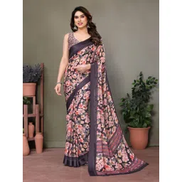 HERE&NOW Floral Printed Saree-picture-12