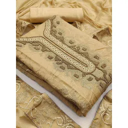 HERE&NOW Geometric Beads And Stones Unstitched Dress Material-image-47