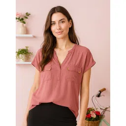 HERE&NOW Georgette short Top-picture-27
