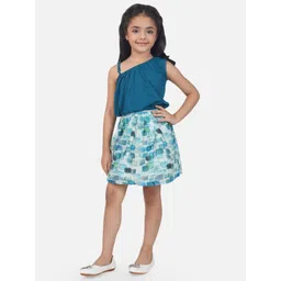 HERE&NOW Girls Geometric Printed Clothing Set-picture-19