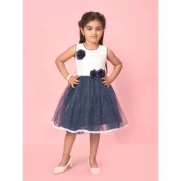 HERE&NOW Girls Net Fit & Flare Dress-picture-12