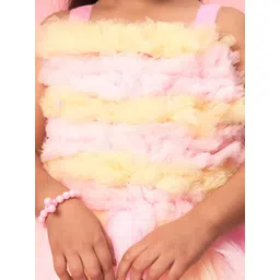 HERE&NOW Girls Net Fit & Flare Dress image 3