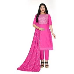 HERE&NOW Gotta Patti Unstitched Dress Material-picture-24