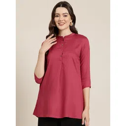 HERE&NOW Mandarin Collar Solid Top-picture-11