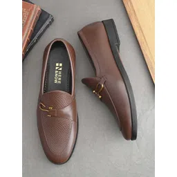 HERE&NOW Men Buckle Formal Loafers-picture-10