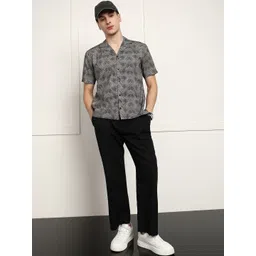 HERE&NOW Men Classic Printed Casual Shirt-picture-28