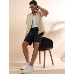 HERE&NOW Men Classic Semi Sheer Casual Shirt-picture-27