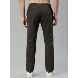 HERE&NOW Men Classic Slim Fit Easy Wash Cotton Lycra Chinos image 4