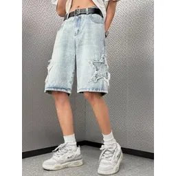 HERE&NOW Men Denim Shorts-picture-17