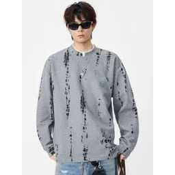 HERE&NOW Men Distressed Tie-Dye Long-Sleeved Shirt-picture-15