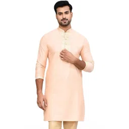 HERE&NOW Men Embellished Handloom Kurta-picture-24