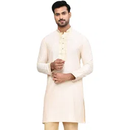 HERE&NOW Men Embellished Handloom Kurta-picture-17
