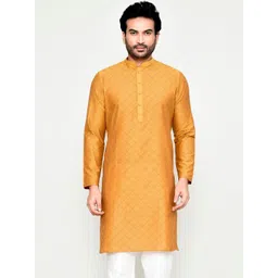 HERE&NOW Men Ethnic Motifs Thread Work Kurta-picture-31
